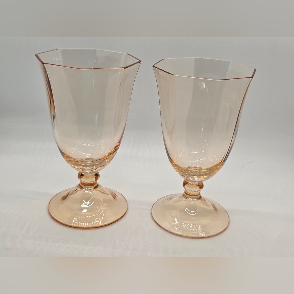 Anthropologie Mimi Thorisson Wine Glasses Italian Hours Chalice Set 4